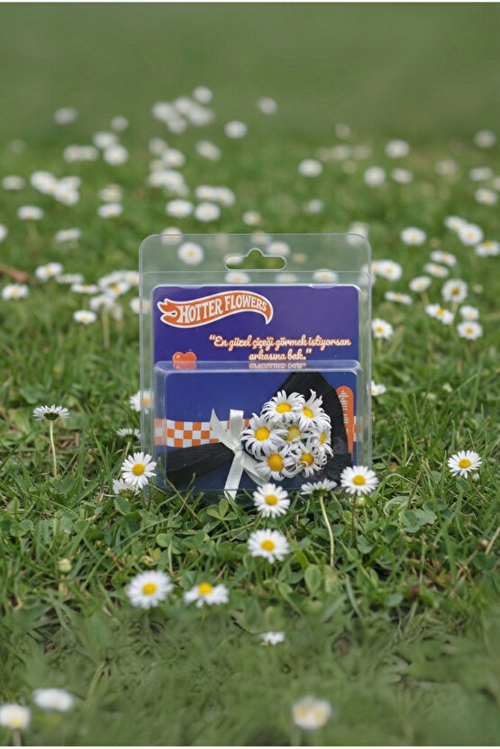 Aynalı Minik Papatya Buketi Sevgiliye Özel Hediye Minik Buket