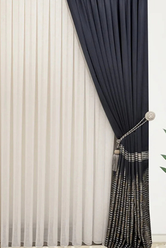 Brıllant Foldet Keten Tül Perde 13 Sık Pile Ozel Olcu Dıkılır