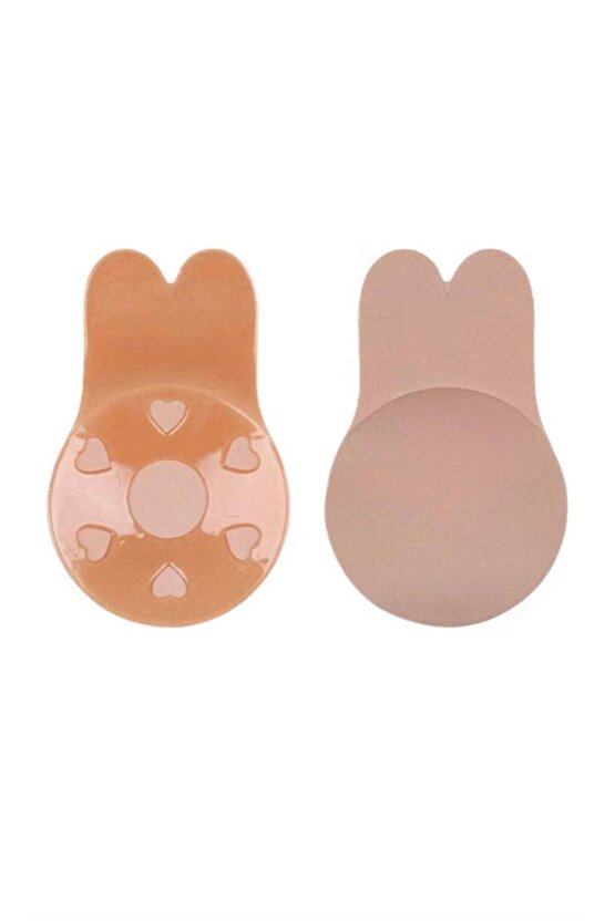 Göğüs Ucu Gizleyici Push Up Sütyen Ten