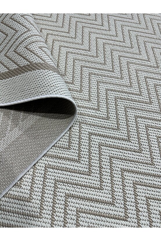 Kolay Temizlenen Yıkanabilir Kaymaz Dokuma Taban Bordürlü Sisal Halı