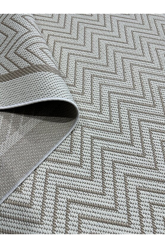 Kolay Temizlenen Yıkanabilir Kaymaz Dokuma Taban Bordürlü Sisal Halı