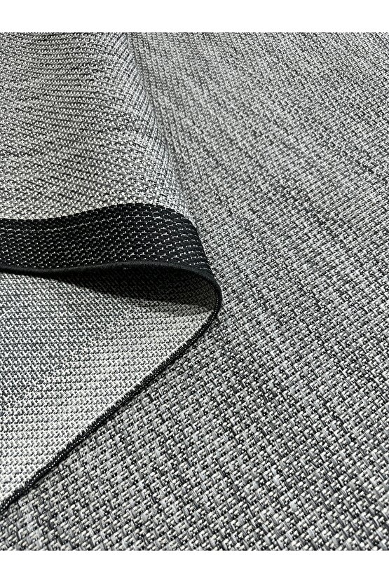 Kolay Temizlenen Yıkanabilir Kaymaz Dokuma Taban Bordürlü Sisal Halı