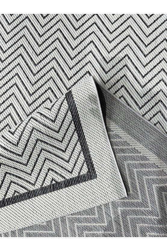 Kolay Temizlenen Yıkanabilir Kaymaz Dokuma Taban Bordürlü Sisal Halı