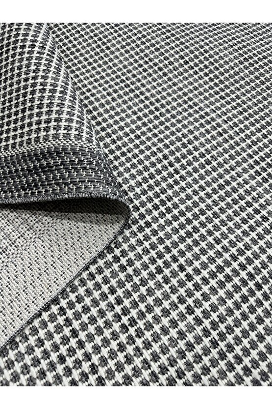 Kolay Temizlenen Yıkanabilir Kaymaz Dokuma Taban Bordürlü Sisal Halı