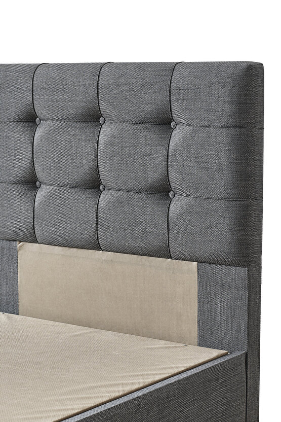 Mimoza Tek Kişilik Sandıklı Baza ve Başlık Seti 2’li Set