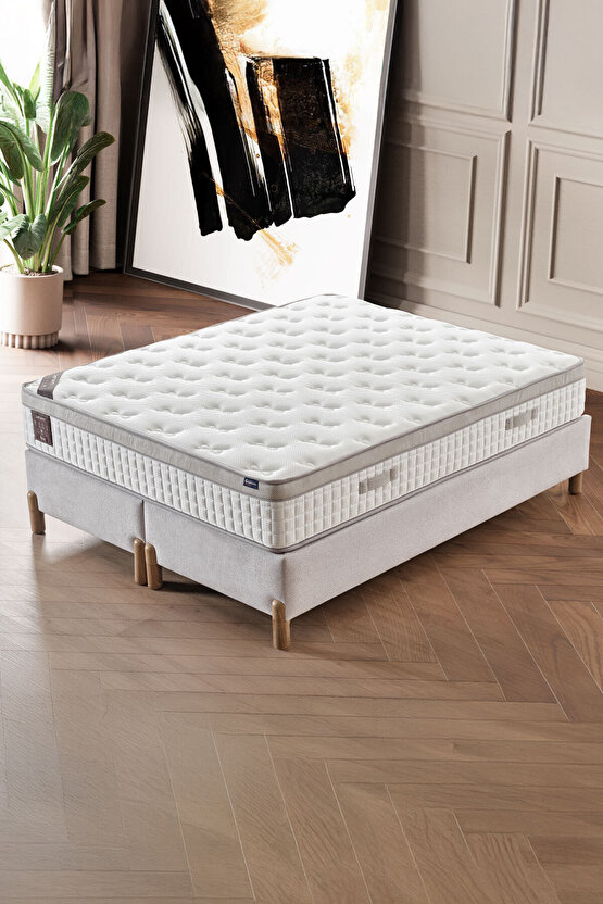 Janett Modeli Çift Kişilik Ortopedik Yatak Destekleyici Konfor ve Şık Görünüm