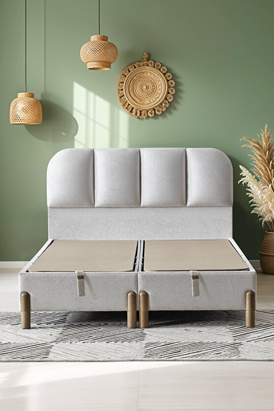 Bohem Prime Çift Kişilik Konfor Seti – Pocket Yaylı Yatak + Sandıklı Baza + Başlık