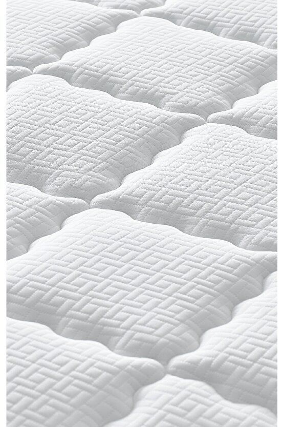 Menekşe Modeli Tek Kişilik Antibakteriyel Full Ortopedik Yatak, Baza ve Başlık 3 lü Set