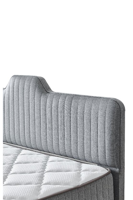 Menekşe Serisi Çift Kişilik Antibakteriyel Full Ortopedik Yataklı Baza ve Başlık Seti 3 lü Set