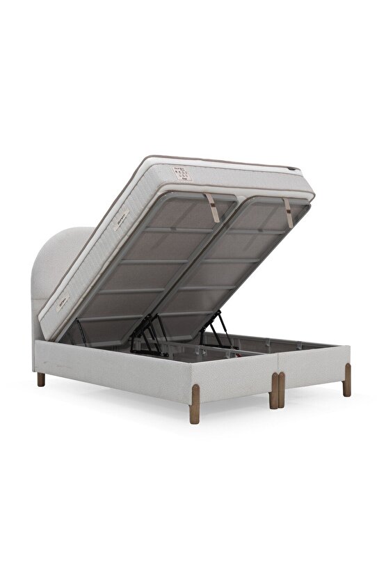 Bohem Plus Çift Kişilik Sandıklı Baza ve Başlık 2’li Set Şık Tasarım