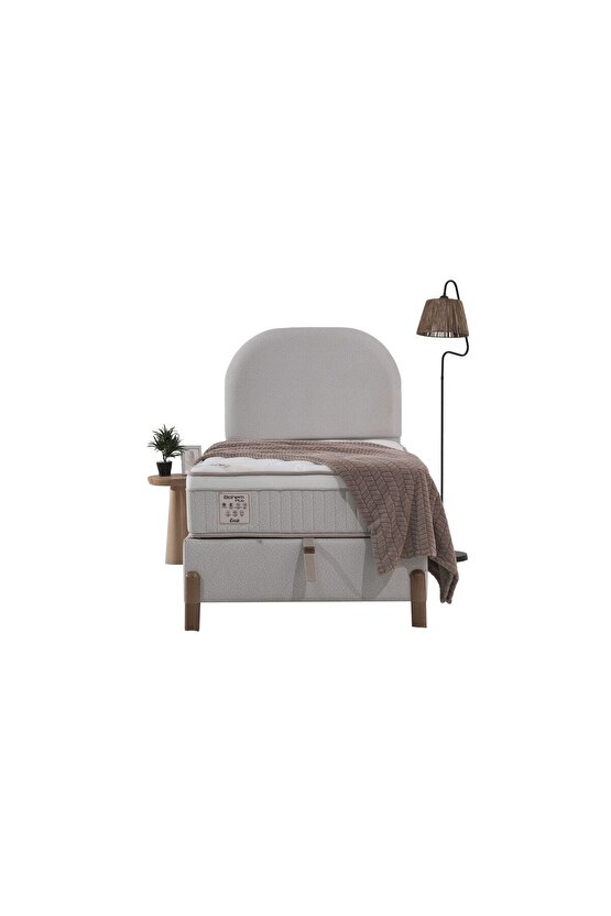 Bohem Plus Tek Kişilik Uyku Seti – Pocket Yaylı Yatak, Sandıklı Baza, Başlık3 lü Set