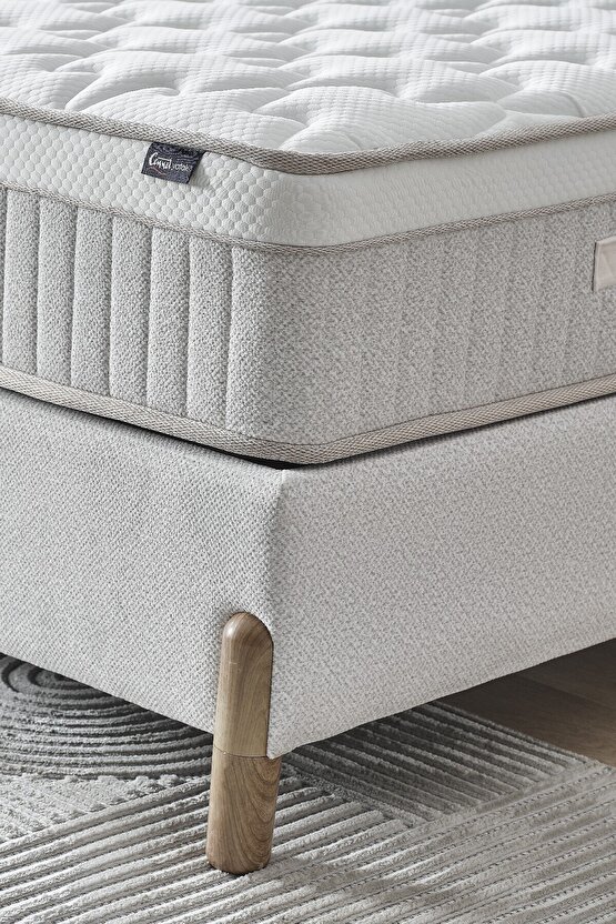 Bohem Plus Tek Kişilik Uyku Seti – Pocket Yaylı Yatak, Sandıklı Baza, Başlık3 lü Set