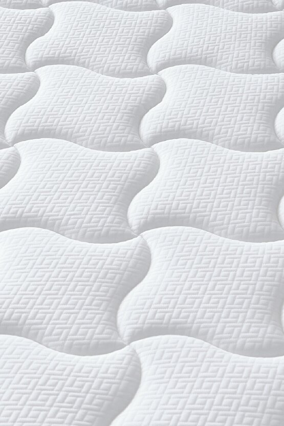 Zambak Modeli Çift Kişilik Pedli Paket Yaylı Full Ortopedik Antibakteriyel Yatak