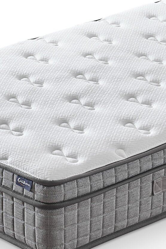 Melisa Tek Kişilik Full Ortopedik Visco Yatak Antibakteriyel ve Paket Yaylı Sistem