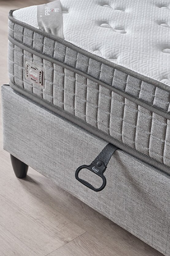 Melisa Tek Kişilik Full Ortopedik Visco Yatak Antibakteriyel ve Paket Yaylı Sistem