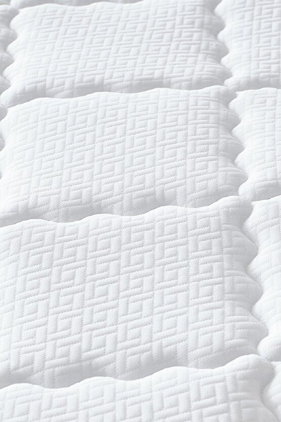 Menekşe Modeli Tek Kişilik Paket Yaylı Yatak Antibakteriyel ve Full Ortopedik Sistem