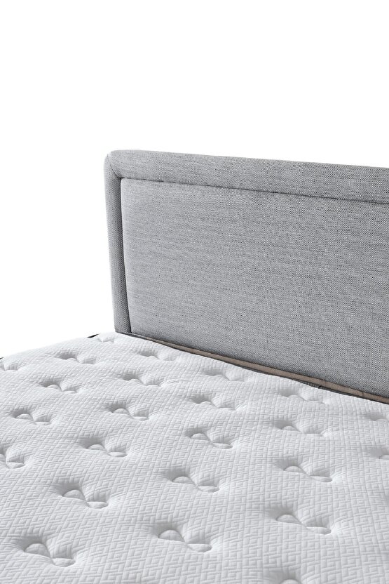 Melisa Çift Kişilik Sandıklı Baza ve Başlık 2’li Set Geniş Depolama