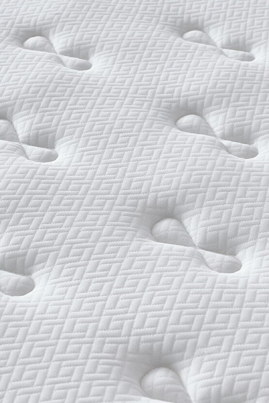 Melisa Tek Kişilik Sandıklı Baza + Full Ortopedik Antibakteriyel Visco Yatak + Başlık 3 lü Set