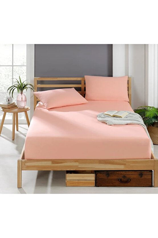 %100 COTTON (PAMUK) 160x200+30 cm FİTTED (LASTİKLİ) ÇİFT KİŞİLİK ÇARŞAF BED SHEET