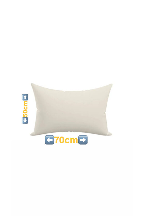 %100 Cotton(Pamuk)2 adet 50x70 cm Krem Yastık kılıfı Pillow Case