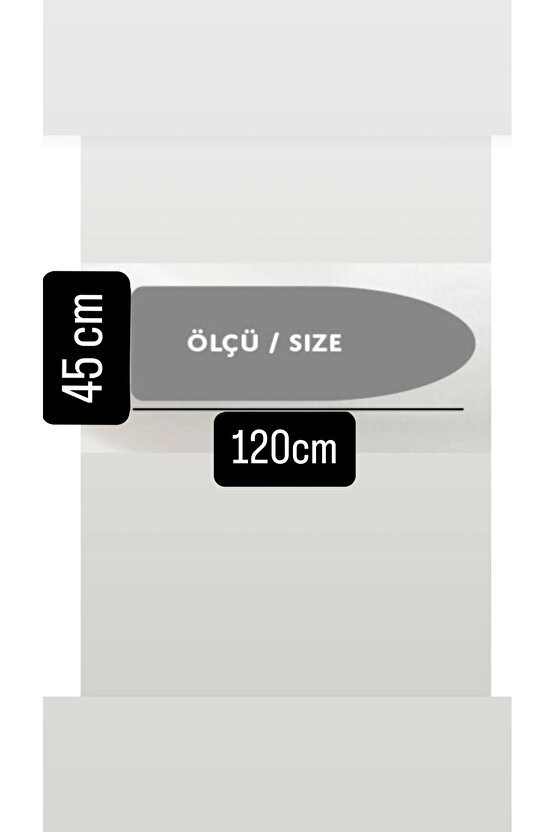 KİNG XSMALL (120x45cm) GRİ ÜTÜ MASASI KILIFI BEZİ ÖRTÜSÜ EVGEREÇLERİ IRONING  BOARD COVER