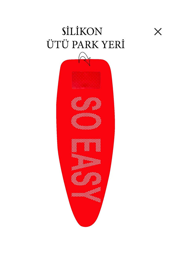 So Easy Slikon Park&go Ütü Masası Kılıfı Bezi Örtüsü (54X135CM) (EV GEREÇLERİ, EV TEKSTİLİ)
