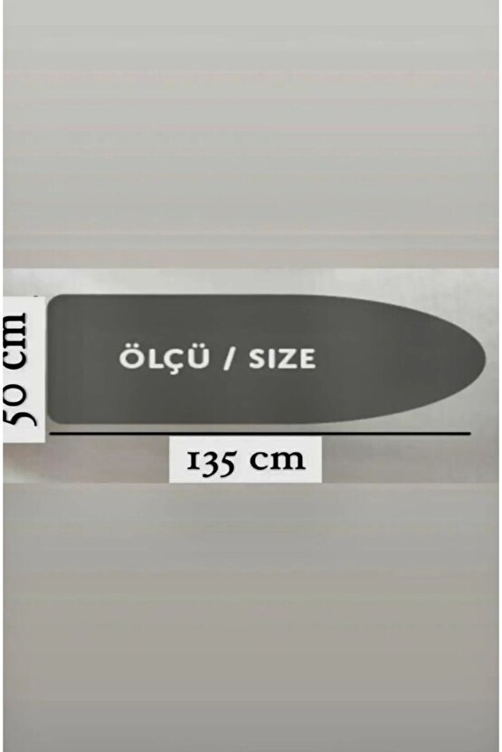 Luxury Pretty Women Ütü Masası Kılıfı Bezi Örtüsü (50X135CM) (ironing board cover)