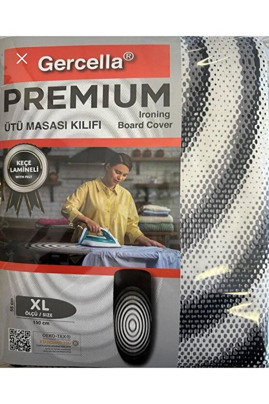 (HEDİYELİ)süper premium XLARGE Ütü Masası Kılıfı Örtüsü Bezi %100cotton Çeyiz
