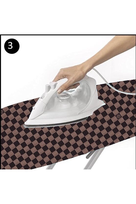 King (140X52) Kahve Ütü Masası Kılıfı (ÜTÜ MASASI &AKSESUARLARI, EV GEREÇLERİ)