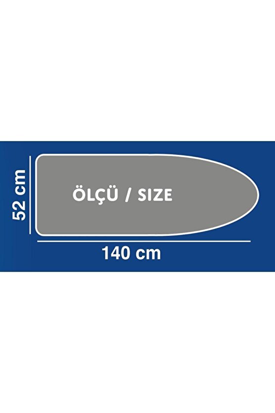 (HEDİYELİ) COMFORT DOLPHİN Ütü Masası Kılıfı Örtüsü Bezi 1 Ad Koruyucu File Ütülme Pedi Hediye