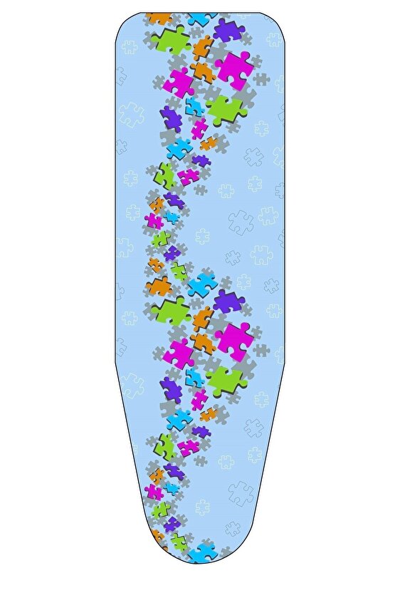 3d Puzzle Isıya Dayanıklı Ütü Masası Kılıfı Örtüsü Bezi