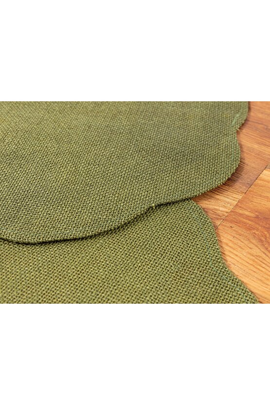 Floraison Jüt 2li Amerikan Servis 38 Cm Yeşil