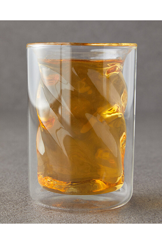 Togo Borosilikat Çift Cidarlı Bardak Şeffaf