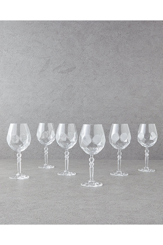 Lucienne Kristalin 6lı Kadeh 530 ml Şeffaf