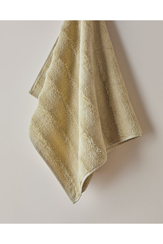 Bubble Pamuk Yüz Havlusu 50x80 cm Açık Yeşil