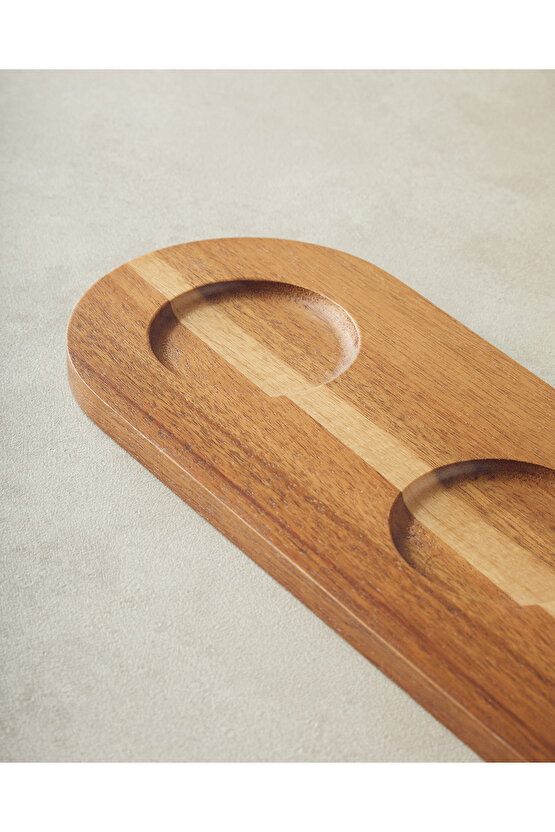 Orient Akasya 3 Parça Sunumluk Koyu Kahverengi