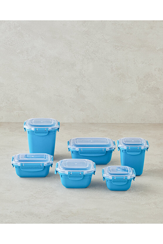 Master Lock Plastik Saklama Kabı Mavi 575 1075 ml