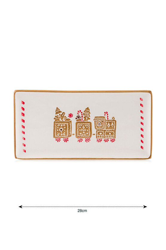 Shining Storedan Işıltılı Seçimler | Baskılı Seramik Sunum Tabağı 28 cm