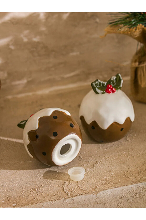 LCW HOME Karışık Baskılı Seramik Tuzluk Ve Biberlik