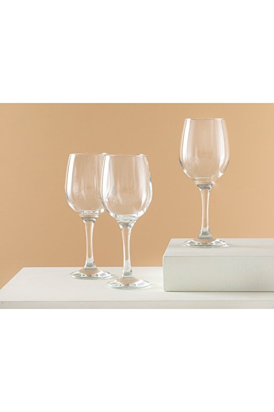 Palma Cam 3lü Kadeh 300 Ml Şeffaf