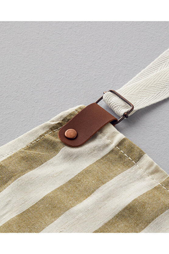 Cooker Pamuk-Keten Mutfak Önlüğü 70x55 Cm Yeşil