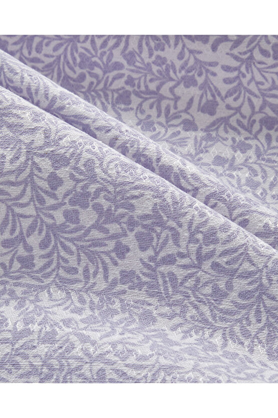 Tımeless Garden Ecosoft Çift Kişilik Pike 200x220 Cm Lila