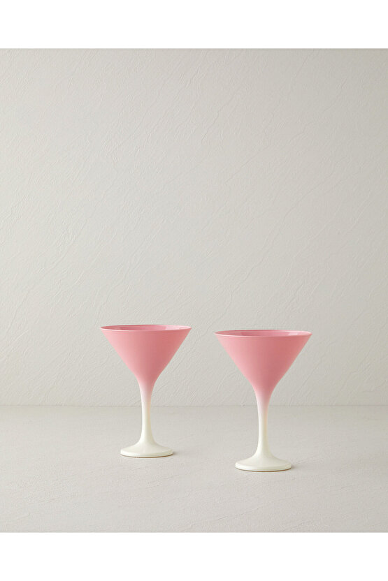 Whitney Cam 2li Cup 175 ml Pembe - Krem