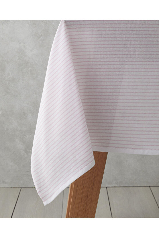 Vertical Pamuk Masa Örtüsü 140x200 cm Pembe