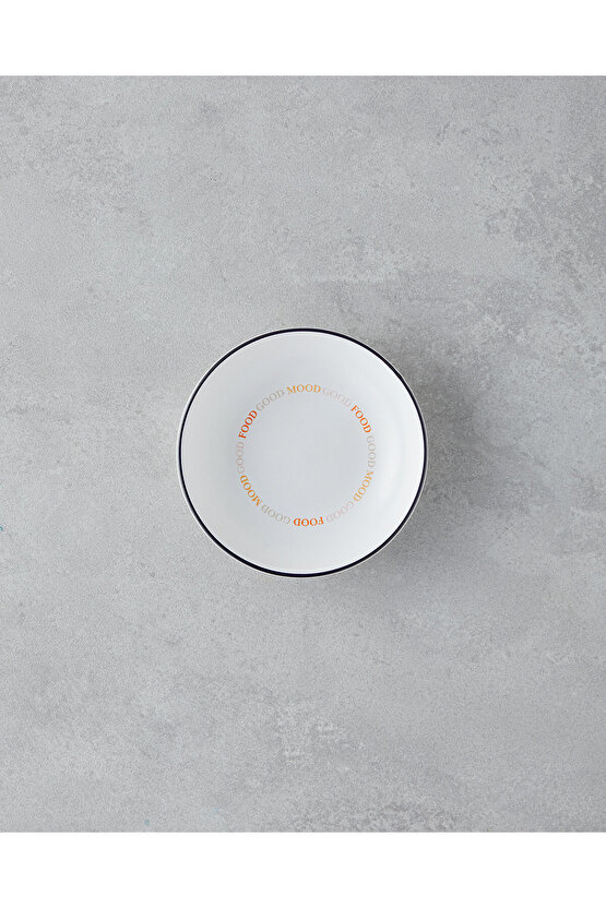 Good Mood Seramik Çerezlik 13 cm Turuncu-Siyah