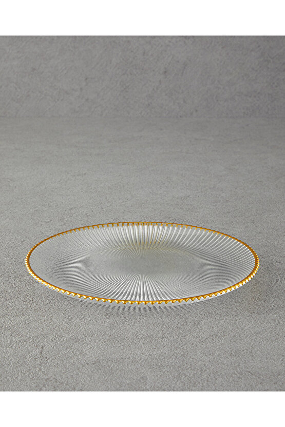 Graceful Shapes Cam Pasta Tabağı Gold