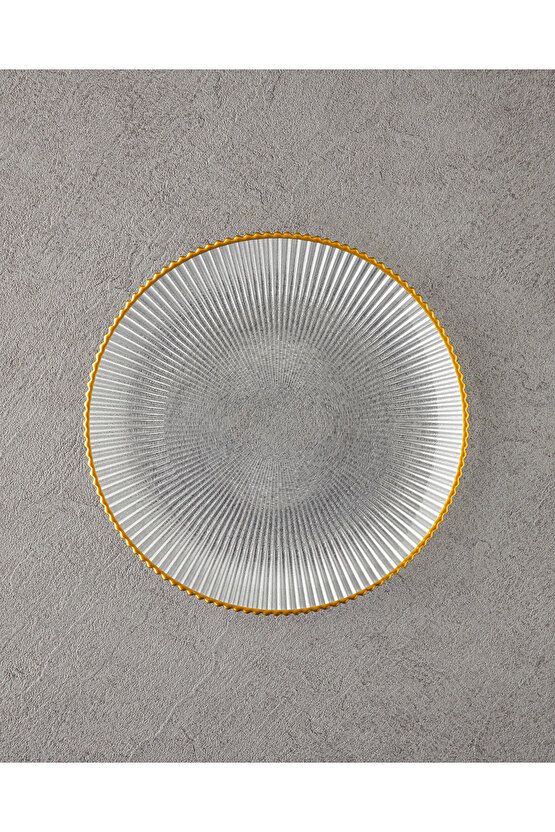 Graceful Shapes Cam Pasta Tabağı Gold