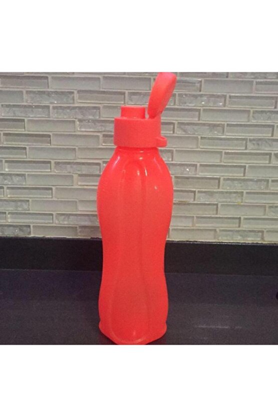 Eko Şişe 500 ml Neon Mercan Pratik Kapak
