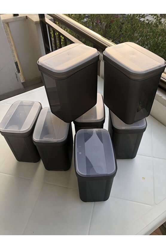 Dikdörtgen Saklama Seti 7 Parça