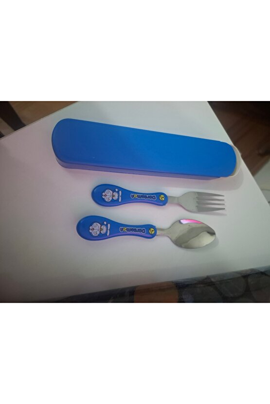 Çocuk kaşık ve çatal setı kutulu
